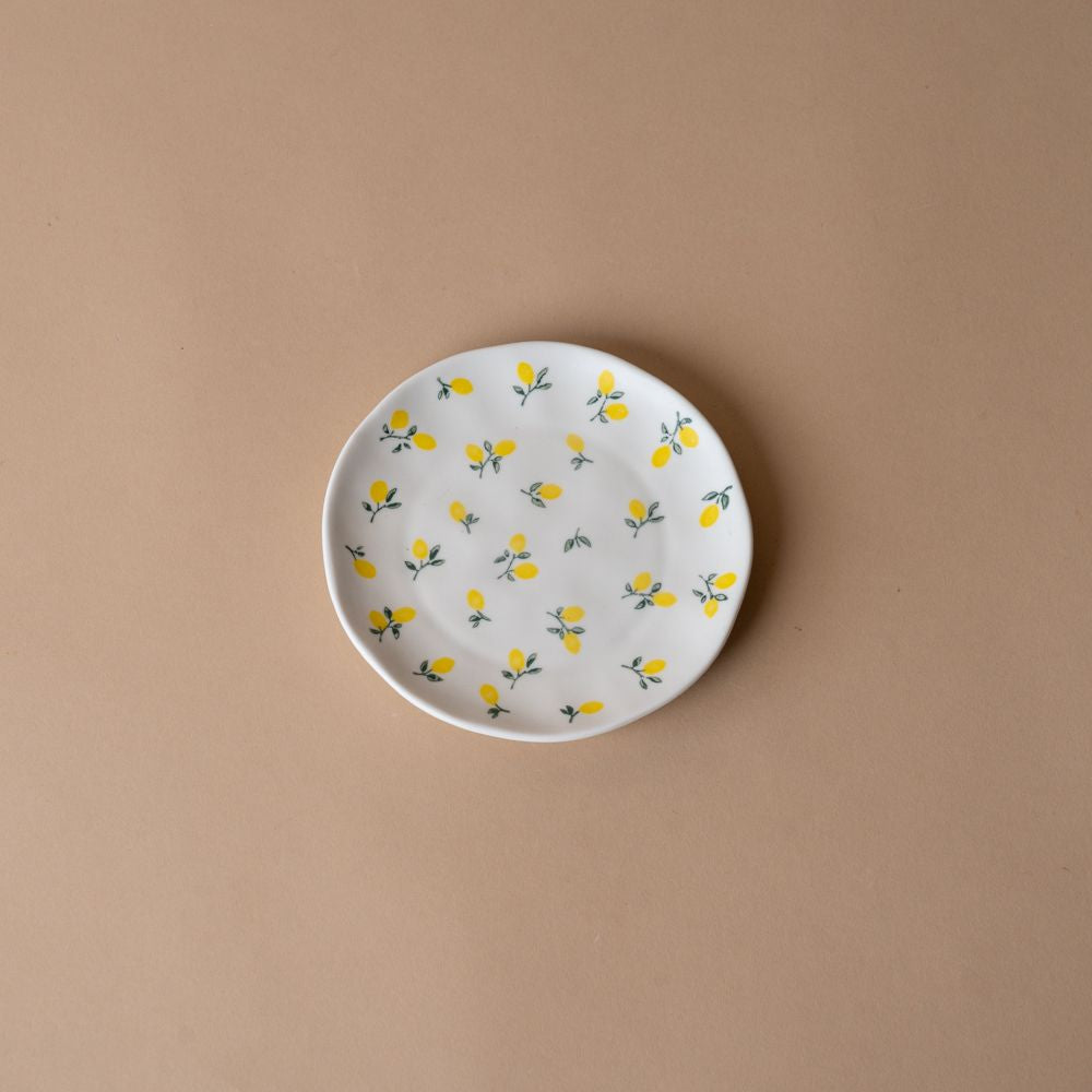 Tiny Lemons Appetizer Plate plate Abbott Collection
