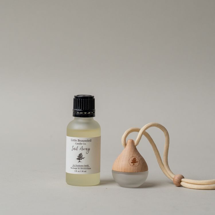 Little Beausoleil Car Air Freshener Kit air freshener Little Beausoleil Candle Co. Sail Away