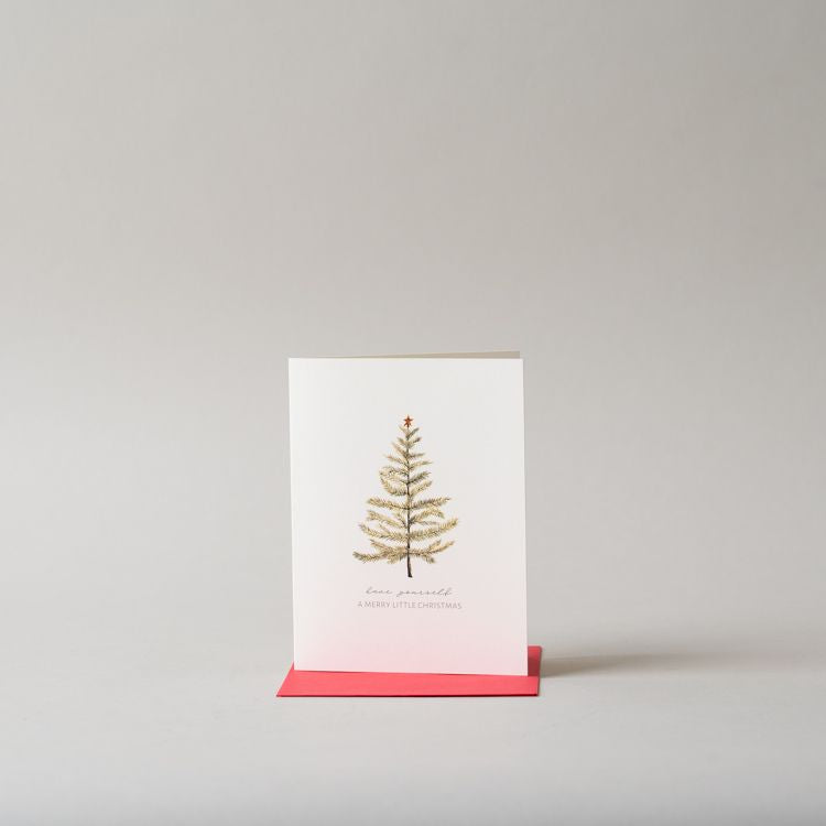 Merry Little Tree Card CHRISTMAS 2025 Inkwell Cards (Faire)