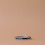 Glass Pillar Candle Plate candle holder Old Country Design (ShopZio) Charcoal