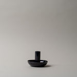 Simple Glass Candle Holder candle holder Abbott Collection Black
