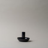 Simple Glass Candle Holder candle holder Abbott Collection Black