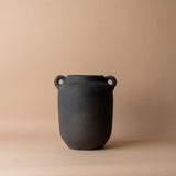 Burnt Terracotta Pot with Loop Handles vase Indaba Large
