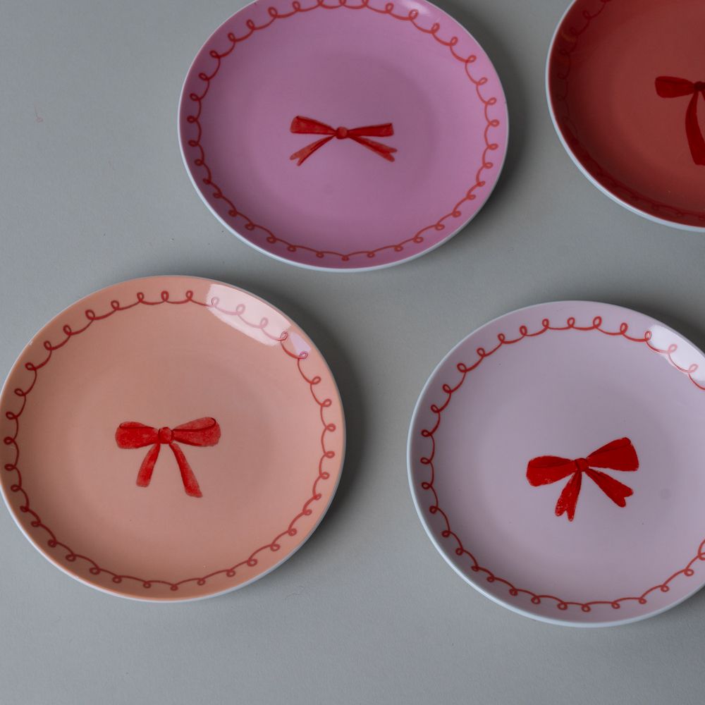 Holiday Bow Porcelain Dish Set CHRISTMAS 2025 DANICA (Faire)