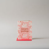 Season's Greetings Swan Card