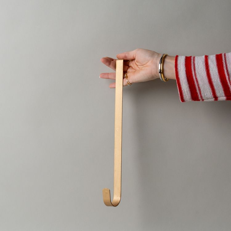 Wreath Hanger CHRISTMAS 2025 HomArt (Faire) Gold Finish