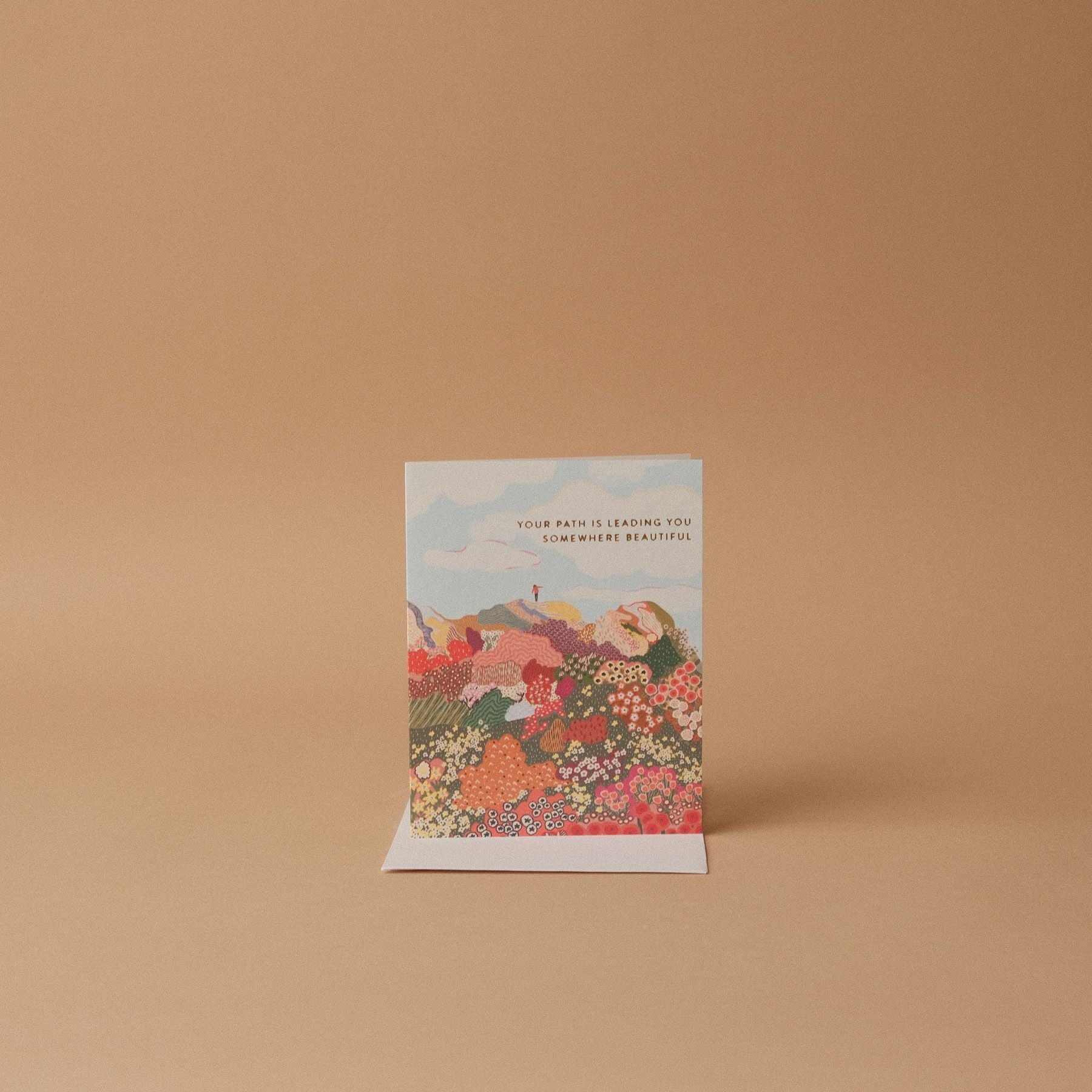 Somewhere Beautiful Card greeting card Halfpenny Postage (Faire)