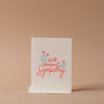 With Deepest Sympathy Card greeting card Inkwell Cards (Faire)