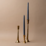 Antiqued Brass Tulip Candle Holder candle holder Accents De Ville (ShopZio)