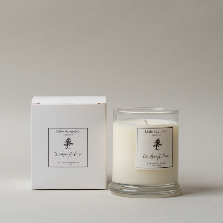 Little Beausoleil Soy Wax Candle Collection CHRISTMAS 2025 Little Beausoleil Candle Co. Windswept Pine