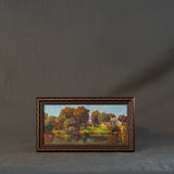 "Riverside Estate" Framed Vintage Painting - Rug & Weave