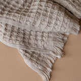 French Waffle Hand Towel hand towel Pokoloko Latte