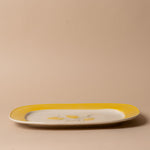 Stoneware Lemons Plate dish Creative Co-op (DYA)
