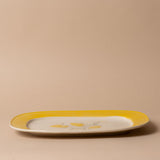 Stoneware Lemons Plate dish Creative Co-op (DYA)
