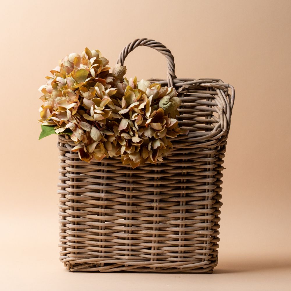 Natural Rattan Wall Basket basket Bacon Basketware (Faire)