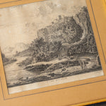 Antique Framed Sketch - 1800's VINTAGE - artwork Hauer Market