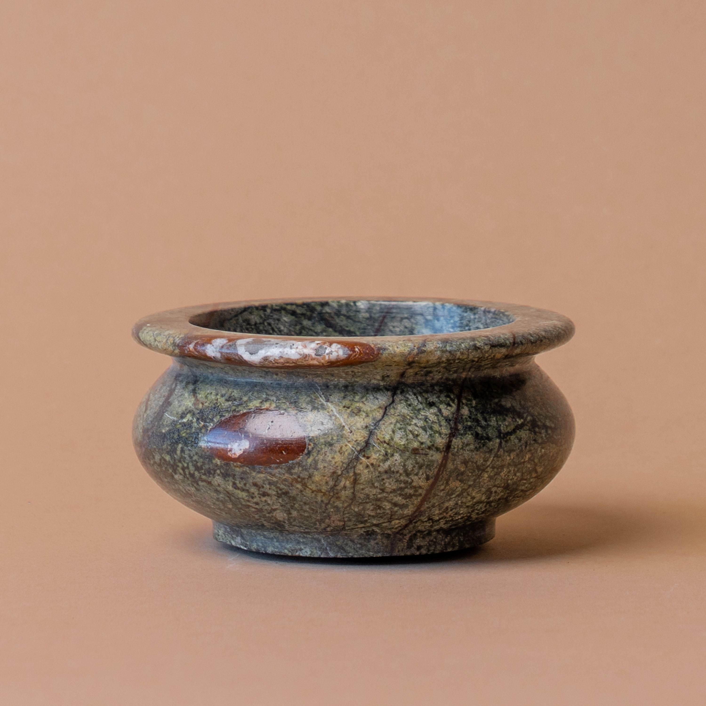 Olive Marbled Dish dish Luxe B Co (Faire)