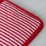 Red Stripe Pot Holder - Rug & Weave