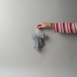 Charcoal Stripe Bow Decorative Objects Luxe B Co (Faire) Small