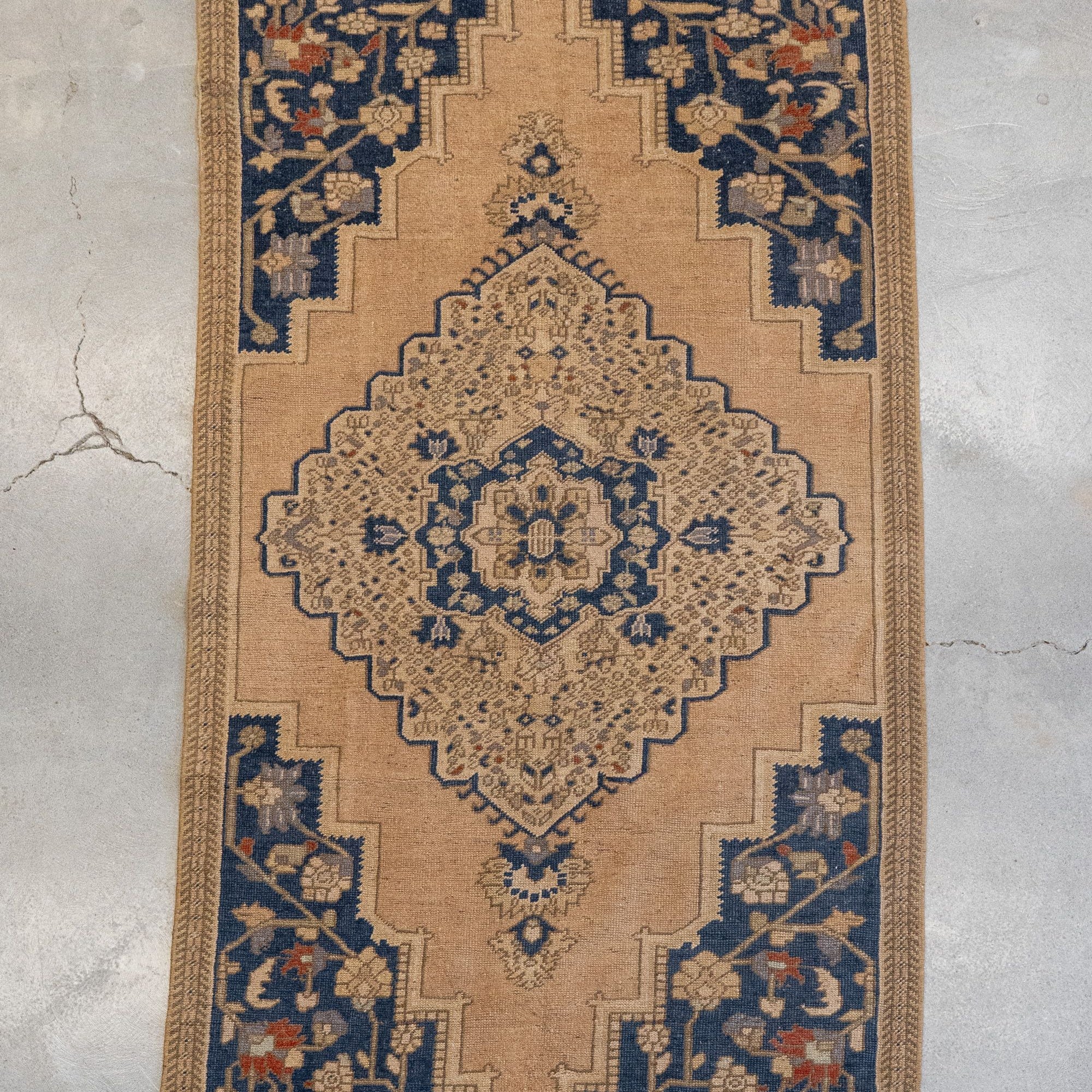 Vintage Turkish Rug 7'0" x 3'4" VINTAGE - rug Rug & Weave Rugs