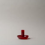 Simple Glass Candle Holder candle holder Abbott Collection Red