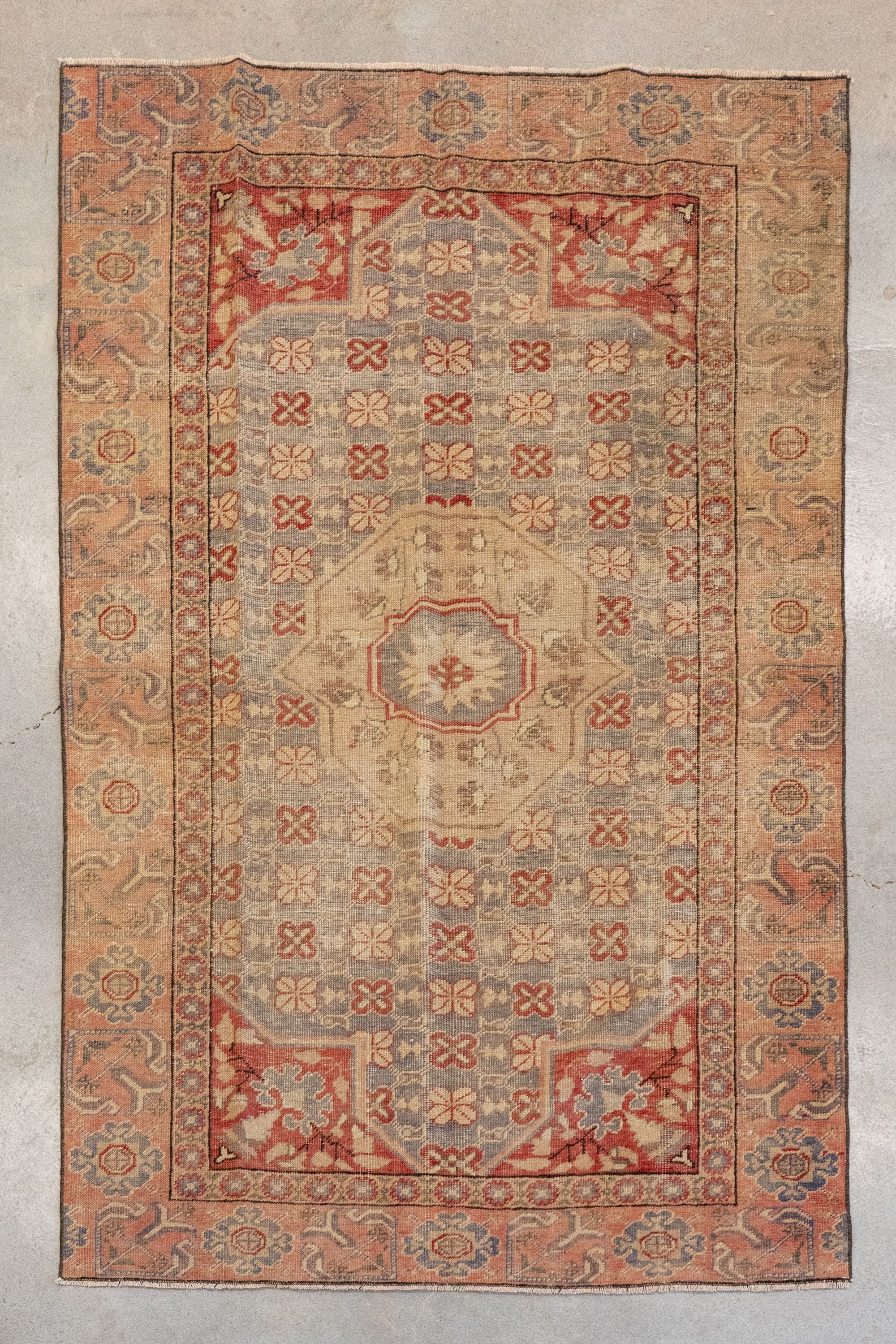 Vintage Turkish Rug 5'9" x 3'8" VINTAGE - rug Rug & Weave Rugs