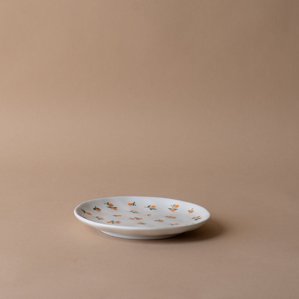Tiny Oranges Appetizer Plate plate Abbott Collection