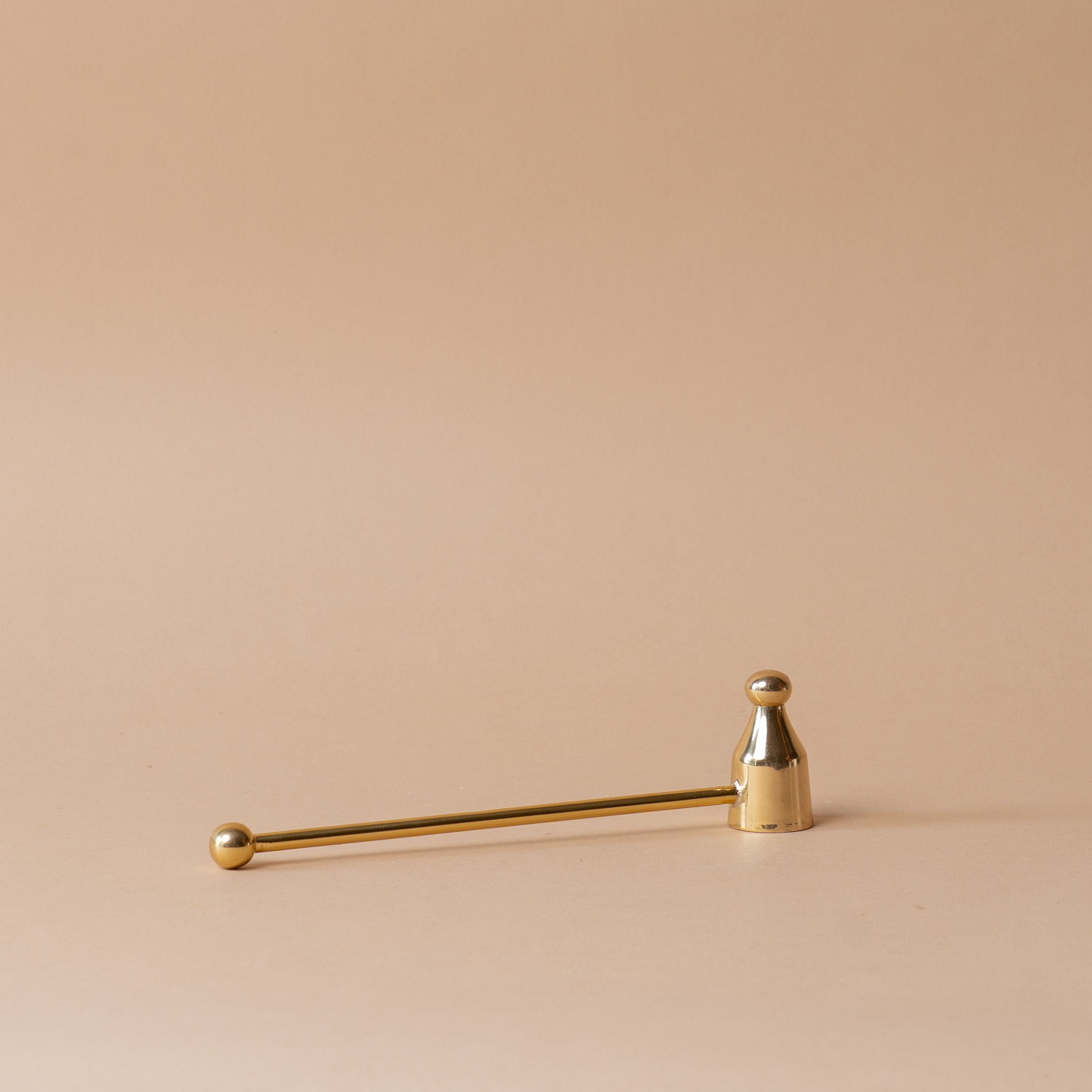 Gold Plated Candle Snuffer candle snuffer Luxe B Co (Faire)