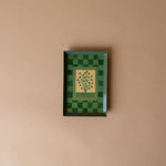 Check Pattern Herbs Enamelled Tray tray Roomytown Inc (Faire)