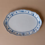 Blue & White Floral Plate Collection dinnerware David Shaw