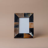 Ovaler Rahmen aus gebürstetem Messing