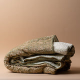 Floral Sherpa Throw Blanket blanket Indaba