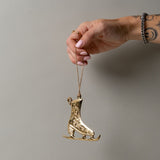 Gold Finish Skate Ornament CHRISTMAS 2025 Abbott Collection