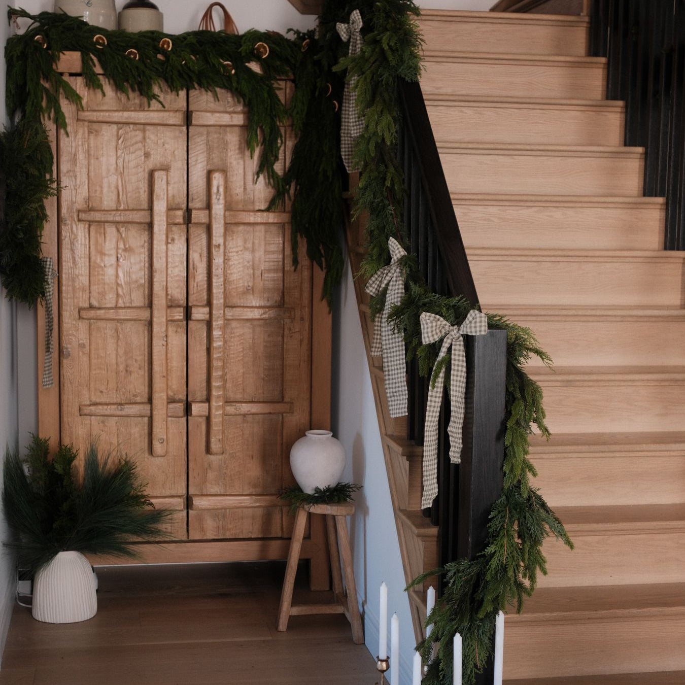 Faux Dripping Pine Garland CHRISTMAS 2026 Tri W Imports