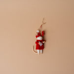Cozy Canadian Mouse Ornament