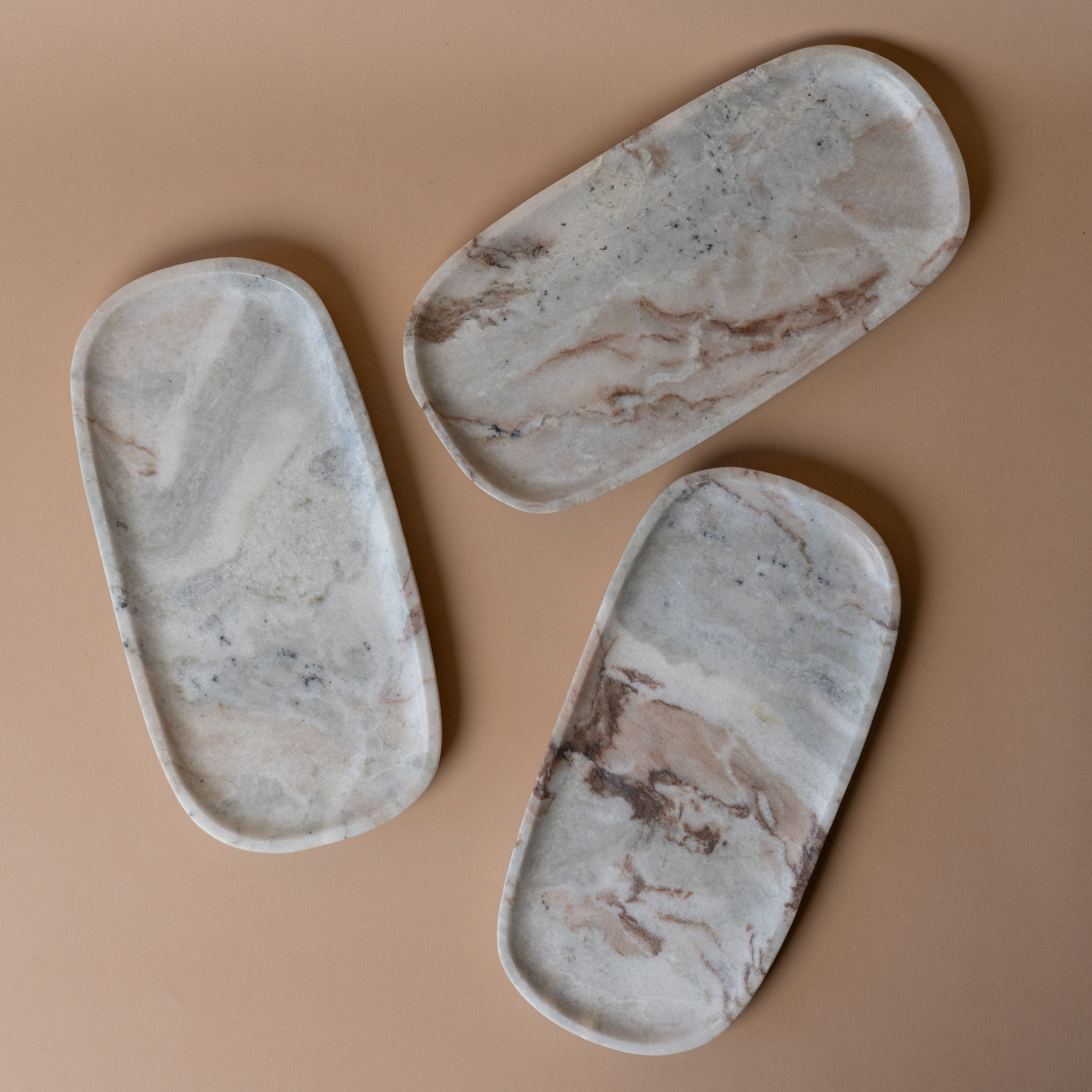 Marble Oblong Tray tray Abbott Collection