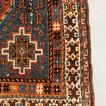 4'5" x 7' Vintage Qashqai Rug VINTAGE - rug Rug & Weave Rugs