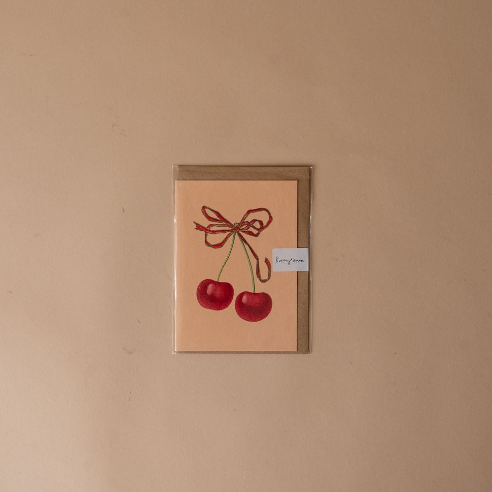 Cherries Greeting Card greeting card Roomytown (DYA)