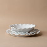 Organic Ruffle Edge Stoneware Dining Collection dinnerware Indaba
