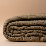 Carob Kantha Comforter blanket Indaba