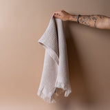 Textured Turkish Hand Towel with Tassel