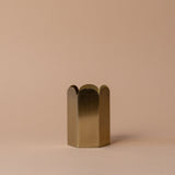 Scallop Pen Holder with Brass Finish