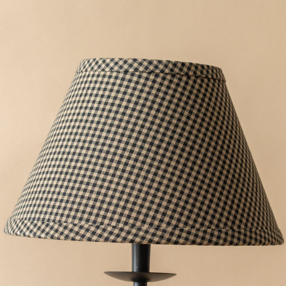 Primitive Table Lamp | Base & Shade Table Lamps Home Collections by Raghu (Faire) Gingham Shade