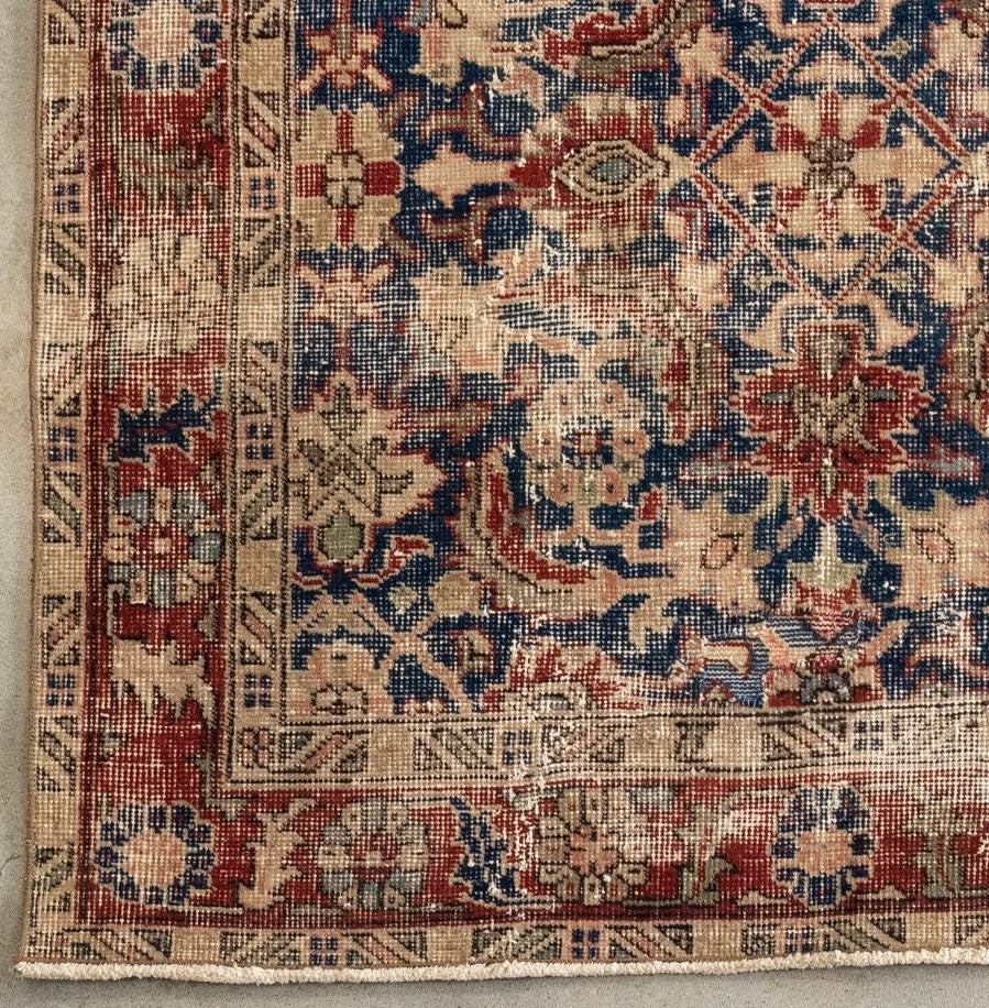 4' x 6'5" Vintage Turkish Oushak Rug VINTAGE - rug Rug & Weave Rugs