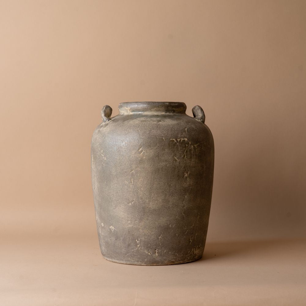 Aged Urn with Handles vase Indaba