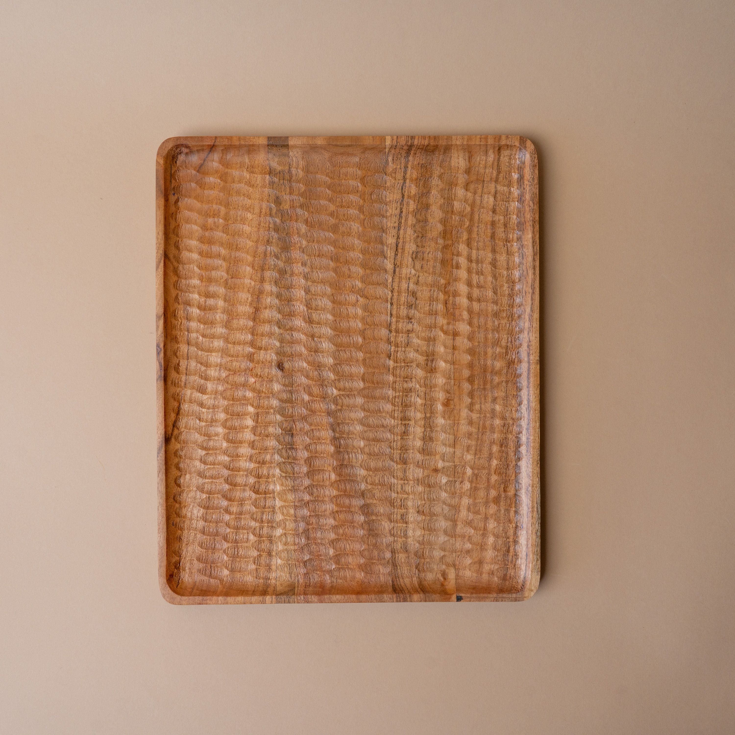 Hand Carved Acacia Tray tray Indaba Large