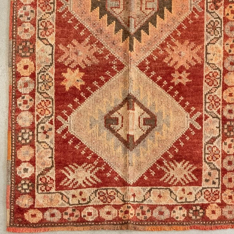 2'10" x 10'3" Vintage Turkish Rug VINTAGE - rug Rug & Weave Rugs