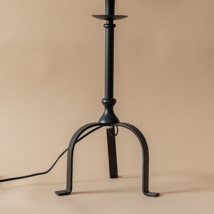 Primitive Table Lamp | Base & Shade Table Lamps Home Collections by Raghu (Faire) Metal Base