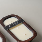 Little Beausoleil 3 Wick Soy Wax Candle Bowl CHRISTMAS 2025 Little Beausoleil Candle Co. Windswept Pine