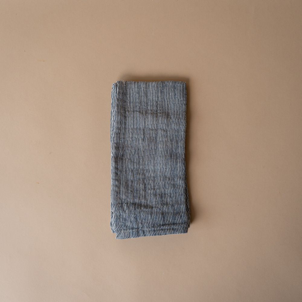 Blue Stripe Double Cloth Napkin napkin Indaba